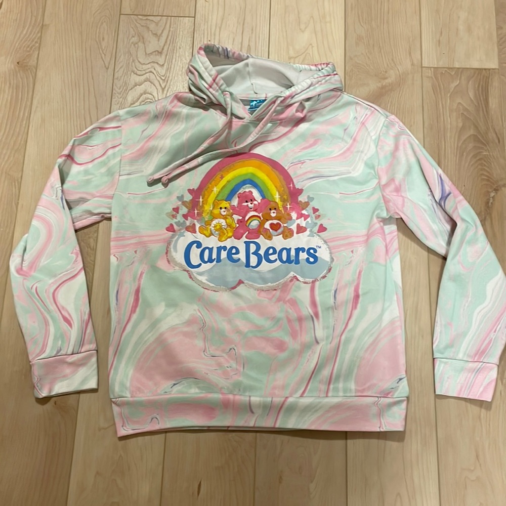 Care Bears Lightweight Marbled Hoodie, Jr’s sz L